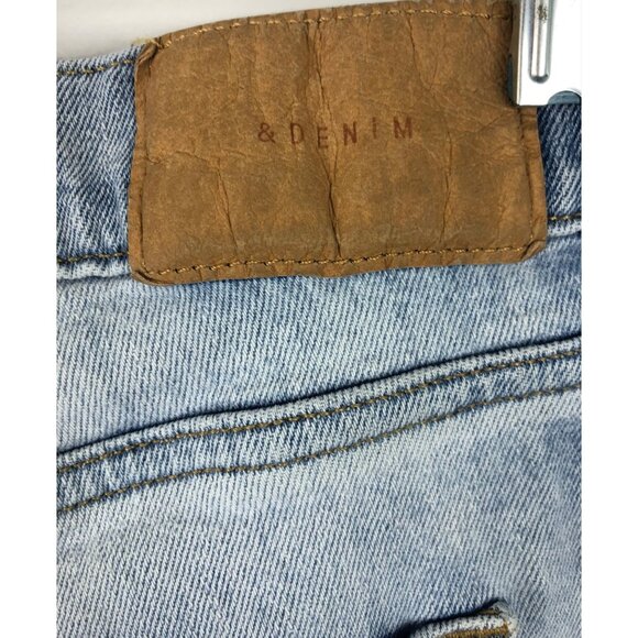 H&amp;M Men’s Distressed Blue Denim Skinny Fit Jeans Size 32x32 Light Wash - Picture 8 of 13